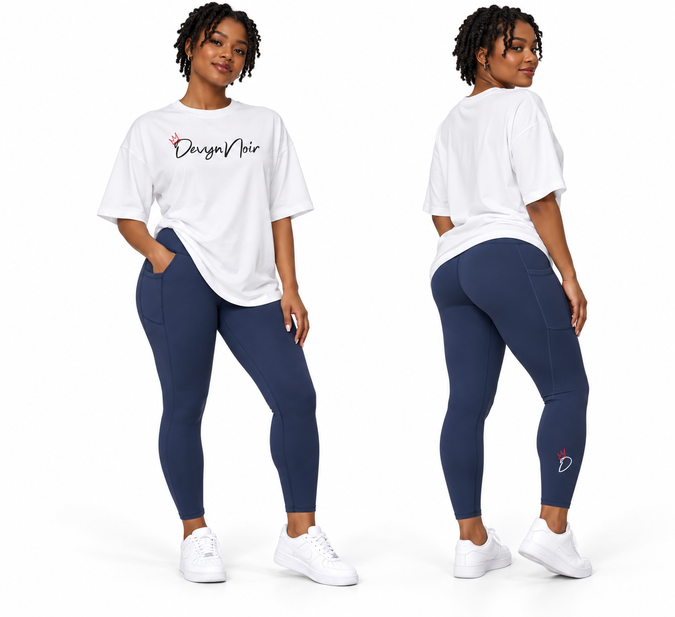 Devyn Noir Butter Soft Legging Set