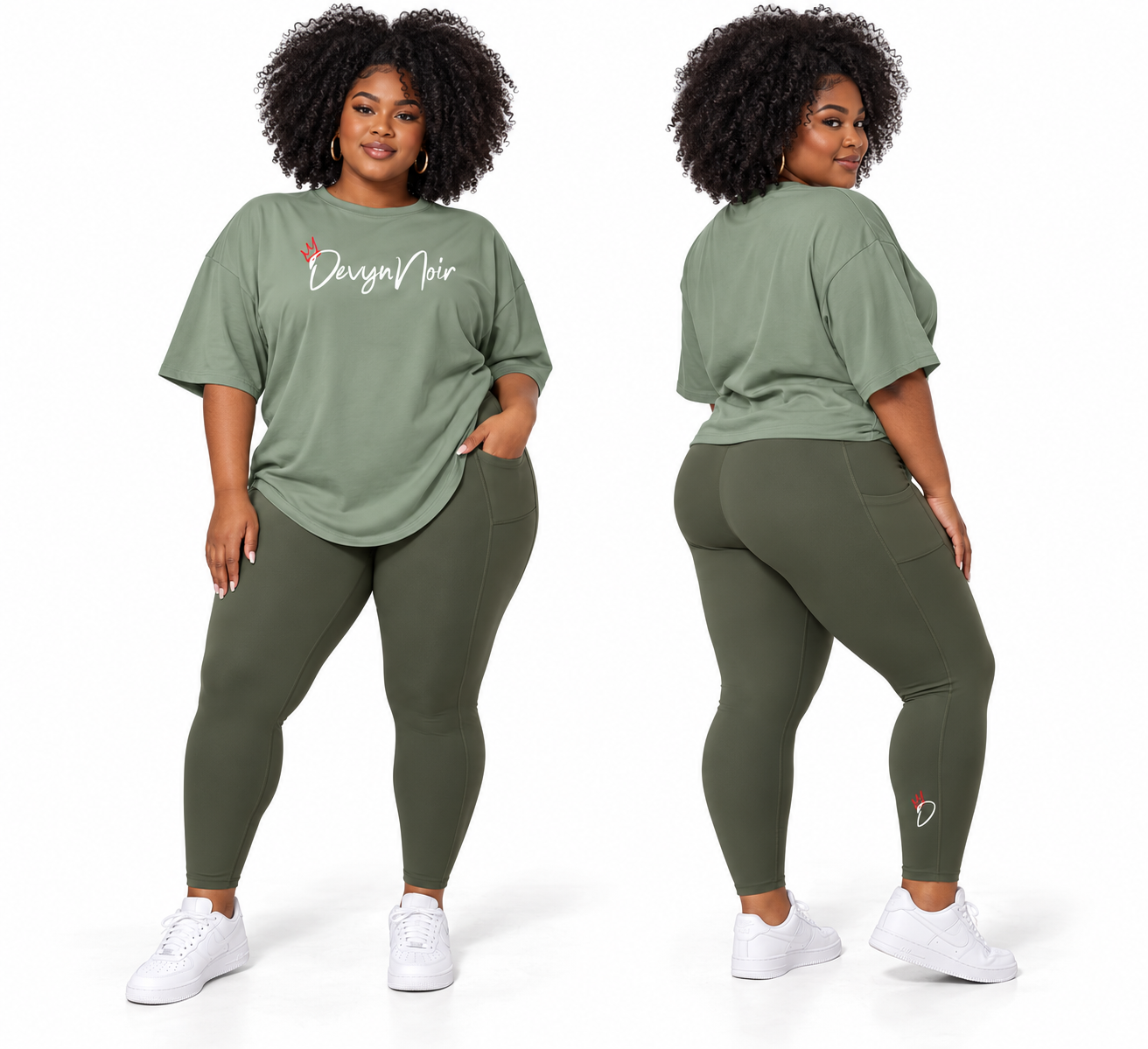 Devyn Noir Butter Soft Legging Set