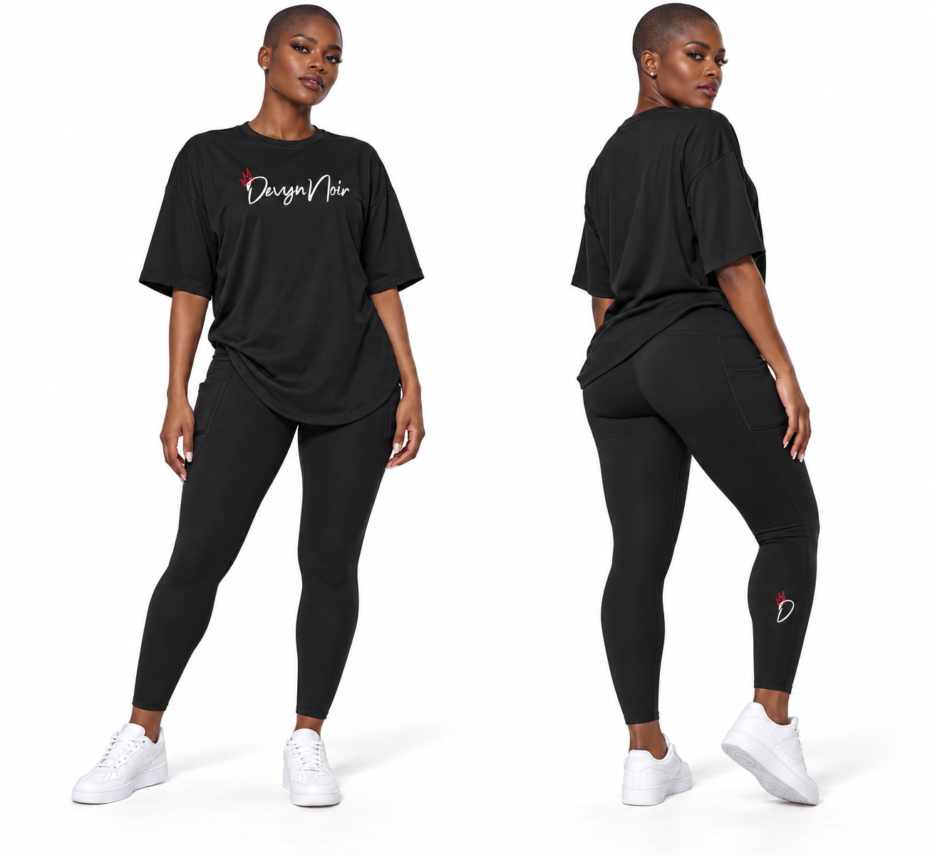 Devyn Noir Butter Soft Legging Set