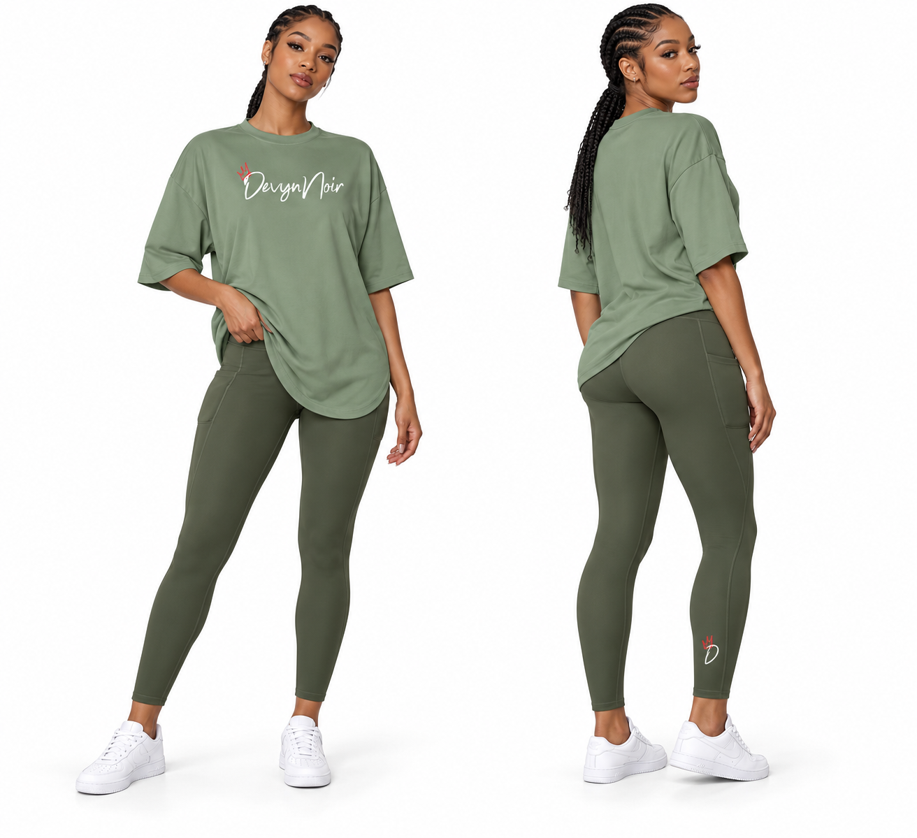 Devyn Noir Butter Soft Legging Set