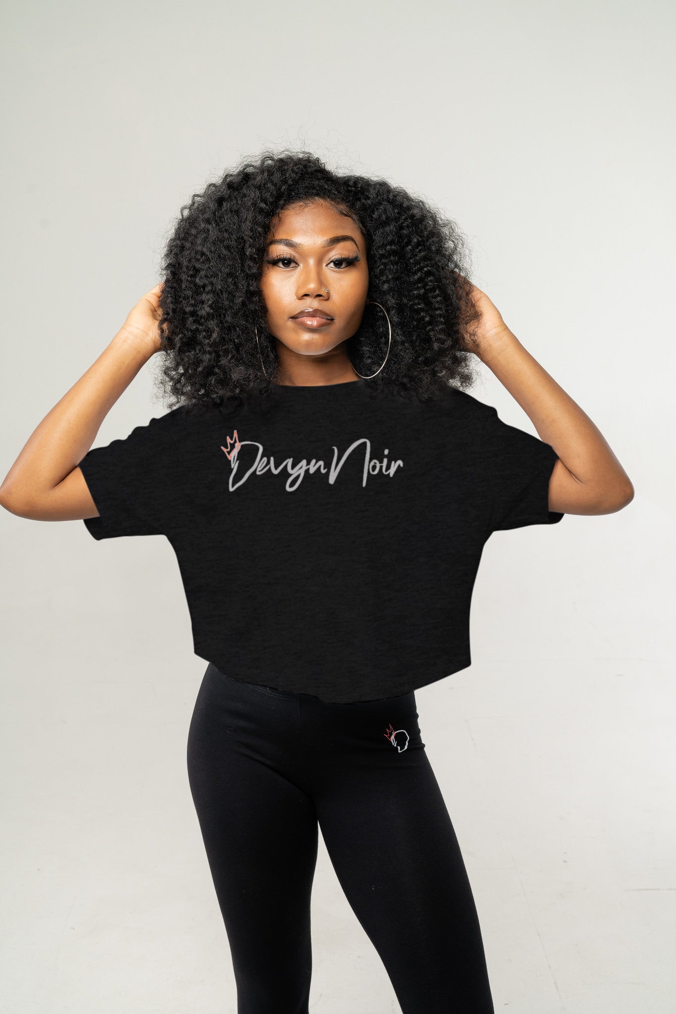 Devyn Noir Courte Tee