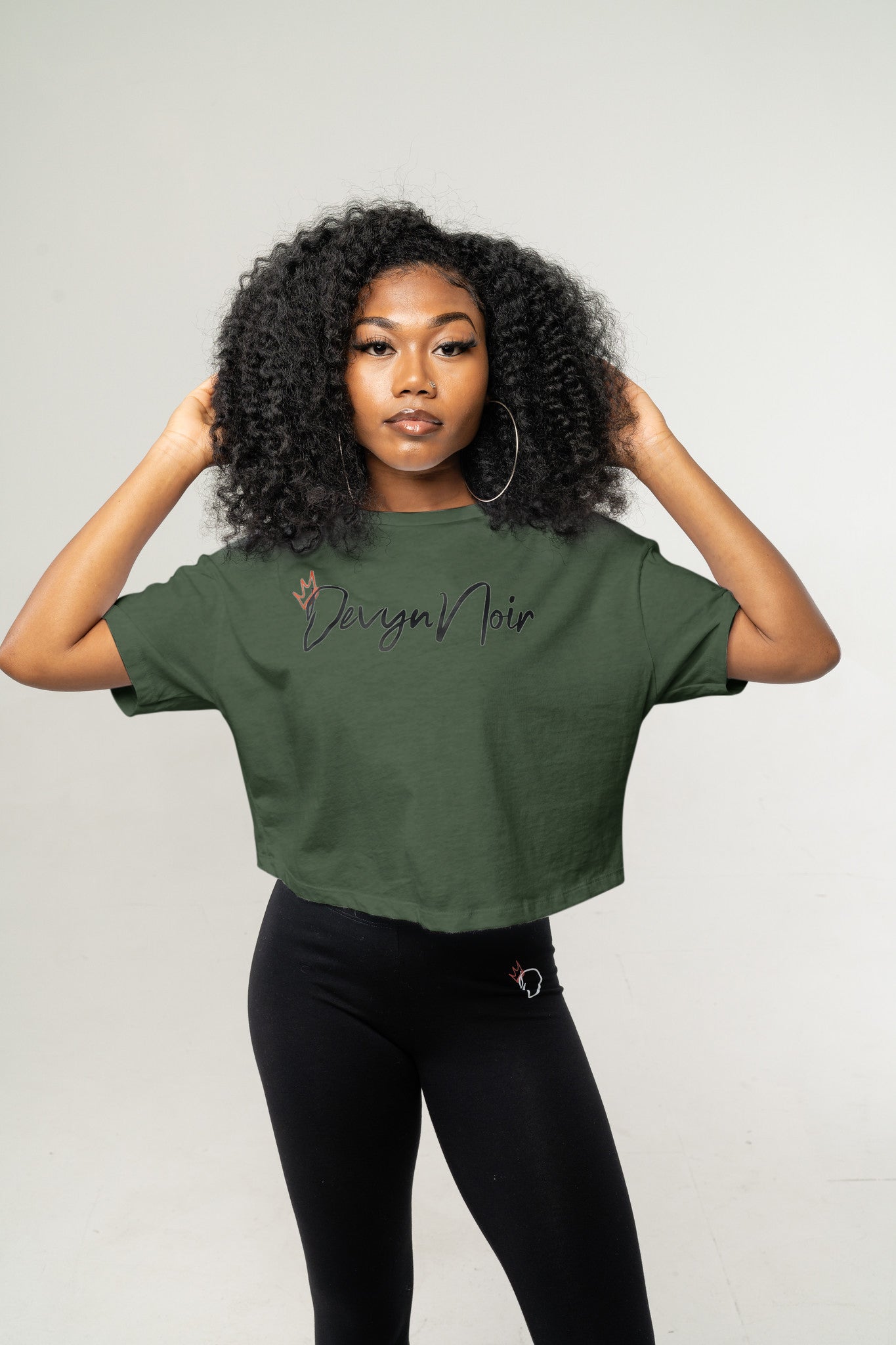 Devyn Noir Courte Tee