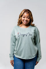 Devyn Noir Chaude Crewneck Sweatshirt