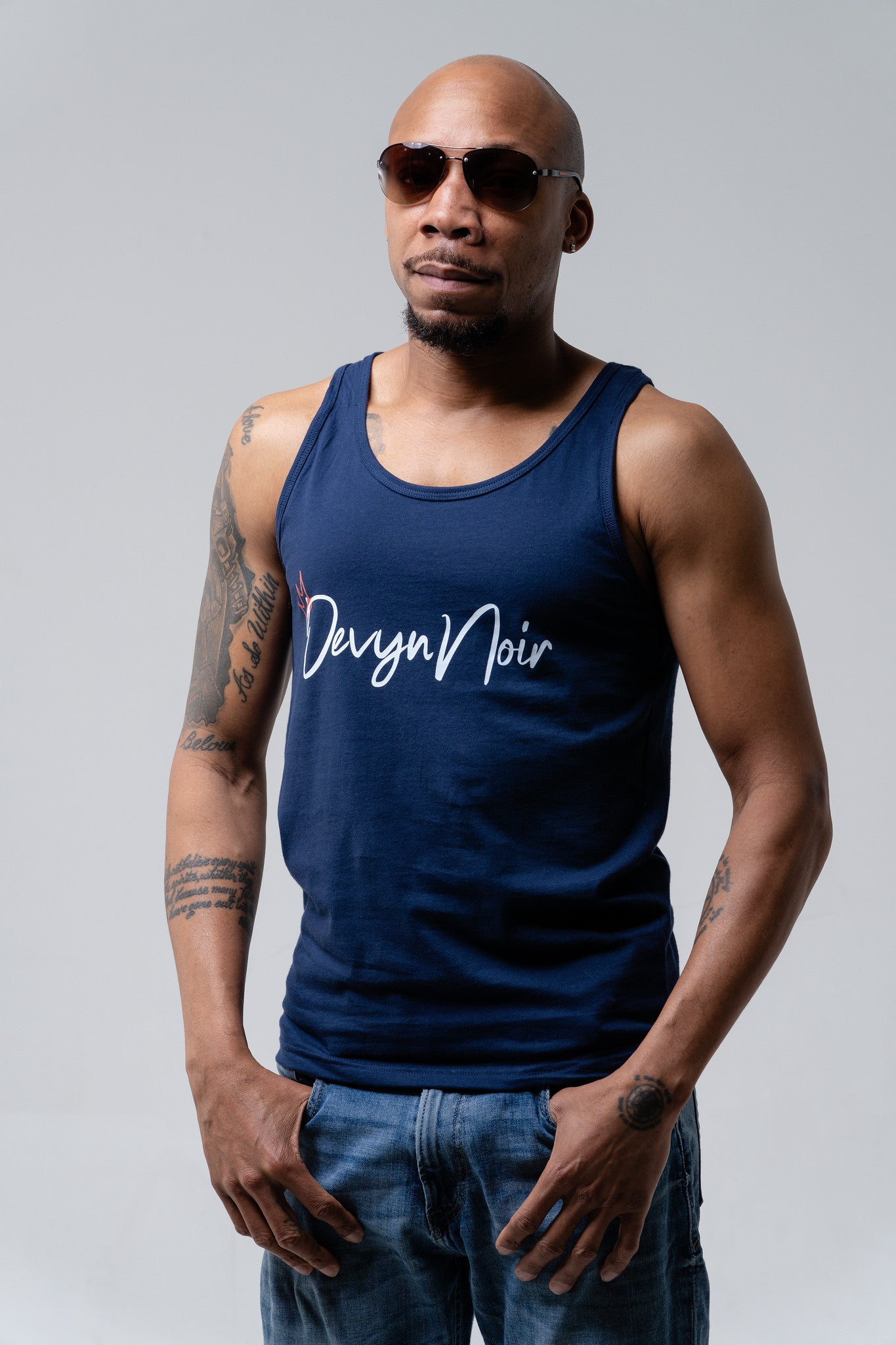 Devyn Noir Jersey Tank