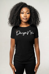 Devyn Noir Women Slim Tee