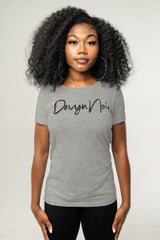 Devyn Noir Women Slim Tee